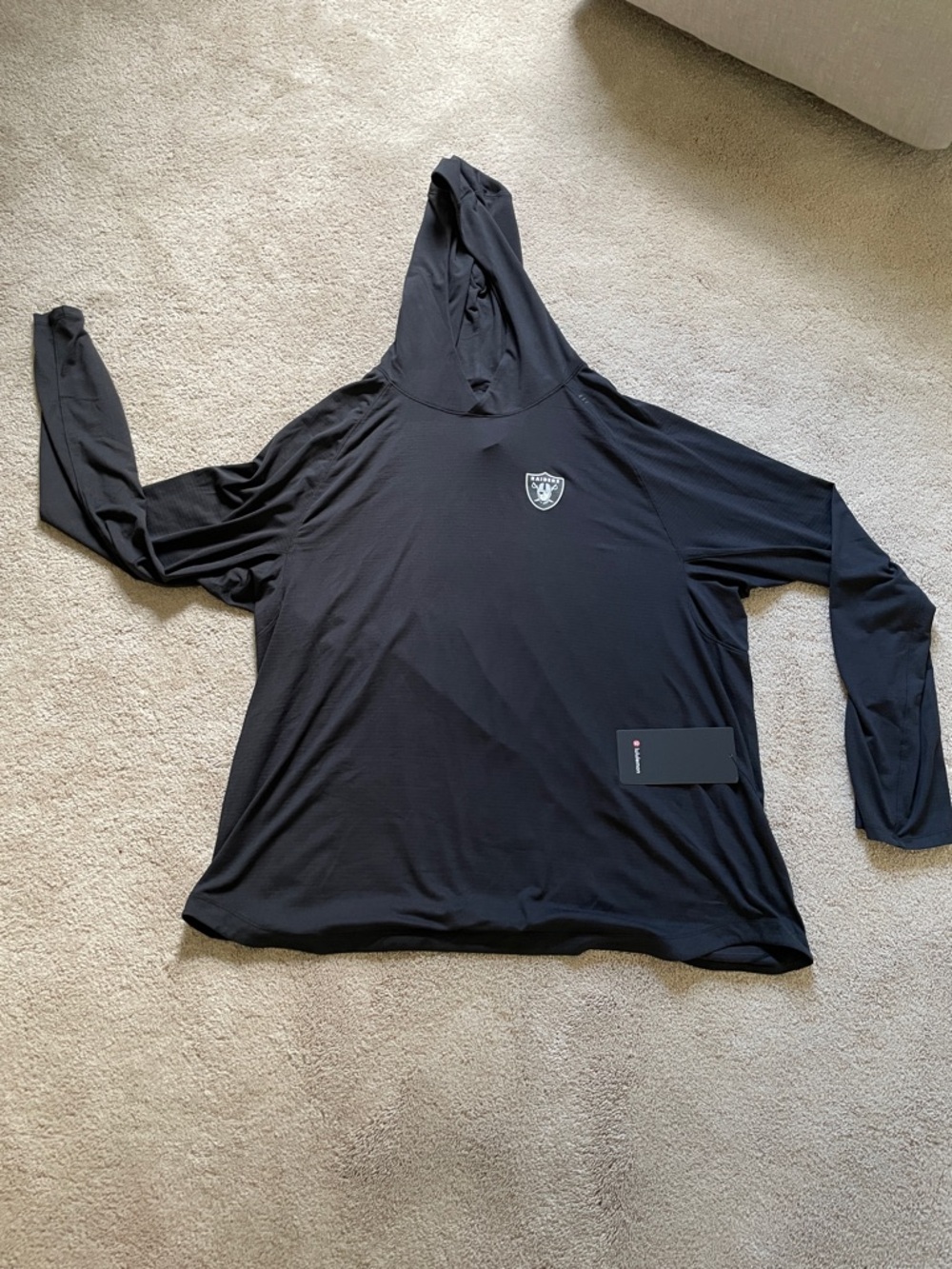 lululemon athletica Men's Long Sleeve Hoodie Tee in Black